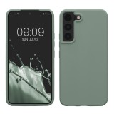 Husa Kwmobile pentru Samsung Galaxy S22, Verde, Silicon, KWM000014GR072C, Carcasa