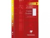 Foi albe, liniatura franceza, duble multiperforate 90 g/mp 100 file Clairefontaine