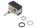 Comutator Basculant 4PDT ON-OFF-ON 6A 125VAC 6VDC