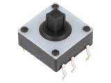 Micro&icirc;ntrerupător TACT 0,02A 15VDC PCB THT 2,6N