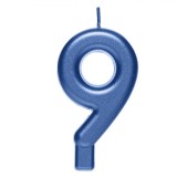 Lum&acirc;nare Petrecere, Model Număr 9, Culoare Bleu Metalizat, Dimensiuni 4x5.5 cm, Oem
