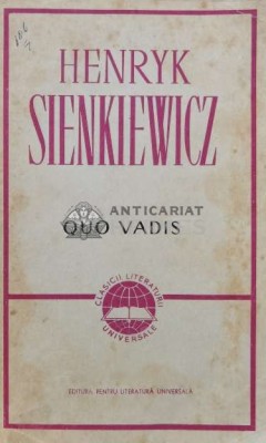 Quo Vadis - Henryk Sienkiewicz ($B61) foto