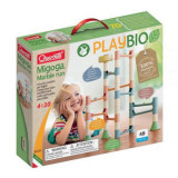 Joc de construcție educativ Migoga Marble Run Bio, 3-6 ani, Quercetti Q86535