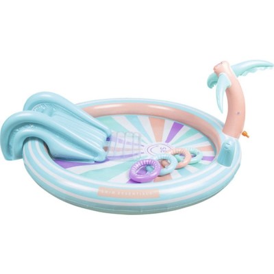 Piscină gonflabilă cu tobogan copii, 203x89x173cm foto