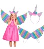 Set aripi si bentita Unicorn pentru copii, marime universala