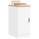 VidaXL Dulap depozitare garaj alb 40x51x85 cm lemn masiv de pin