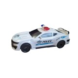 Masina de politie care se transforma in robot, 4-6 ani, Unisex, Plastic