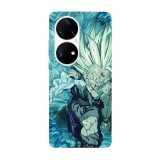 Husa compatibila cu Huawei Nova Y70 model Gohan Dragon Ball, Silicon, TPU, Viceversa, Transparent, Carcasa
