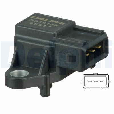 DELPHI PS10139 Senzor, presiune galerie admisie foto
