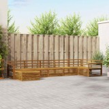 vidaXL Seturi de canapele 7 pcs natural Lemn Solid de Acacia 3373829