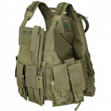 Vesta &quot;Ranger&quot; cu sistem Molle si Hidratare OD Green MFH 04583B