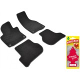 Covorase auto din mocheta Umbrella pentru Volkswagen Golf VI (2008-prezent) , Sisteme fixare rotunde + Odorizant Auto Bradut Wunder-Baum Zimt Apfel (M