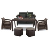 Cumpara ieftin Set de mobilier de grădină Corfu Fiesta duo cub maro