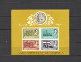 GHANA 1964 A 4-A ANIVERSARE A REPUBLICII