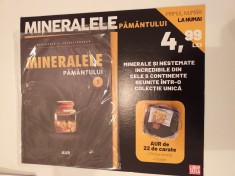 MINERALELE PAMANTULUI NR 1 . AUR de 22 de carate + Prima revista +Poster, 20 lei foto
