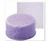 Foaie de textura din silicon 50x50 cm pentru martipan si fondant, model decorativ