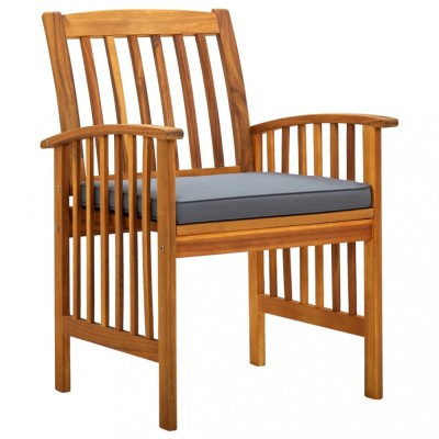 Gossi set mobilier de gradina cu perne, 3 piese, lemn masiv salcam foto