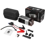 Dispozitiv auto multifuncțional, funcții de compresor, pornire rapida, aspirator auto, suflanta, baterie externa și lanterna LED, Kraft