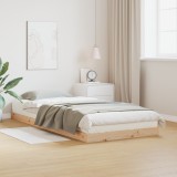 VidaXL Cadru de pat de podea, 80x210 cm, lemn masiv de pin