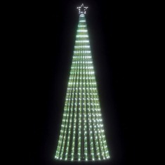 vidaXL Pom de Crăciun LED 475 LED-uri Alb Rece 247 cm