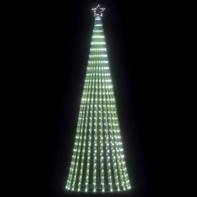 Pom de Crăciun LED 475 LED-uri Alb Rece 247 cm foto