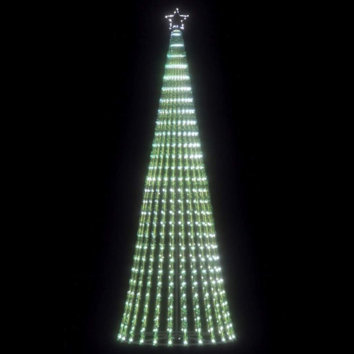 Pom de Crăciun LED 475 LED-uri Alb Rece 247 cm