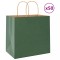 vidaXL Saci de h&acirc;rtie 50 buc cu m&acirc;nere verde 26x17x25 cm 4101717