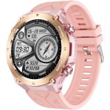 SMARTECH SmartWatch cu Apel Bluetooth, Primire/Efectuare Apeluri, GPS, Barometru, Busola, Altimetru, Monitorizare Somn, Calculator, Moduri Sport, Dist