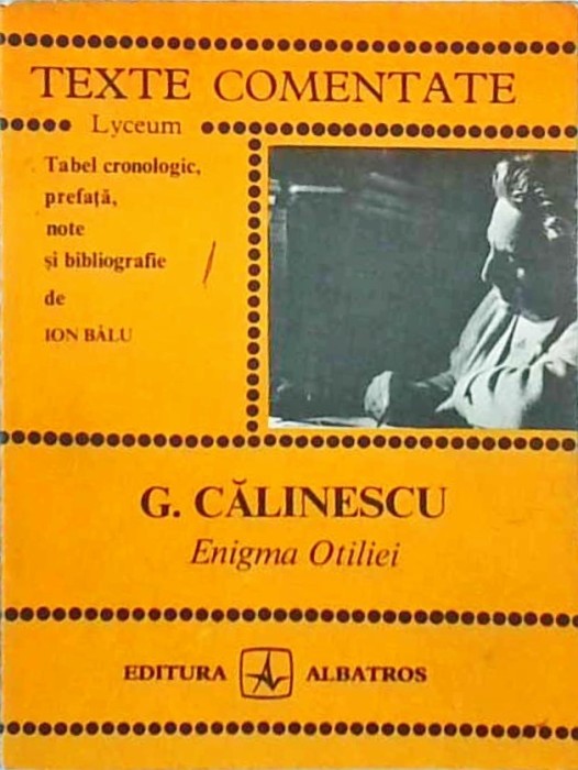 G. Calinescu - Enigma Otiliei