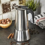 Espressor de cafea pentru aragaz, 0.6L, argintiu, KingHoff