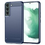 Husa Samsung Galaxy S22 Plus 5G Techsuit Carbon Silicone, albastru