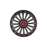 Set 4 capace roti 16 inchi (R16) Dino Negru, Compatibil Cu Suzuki