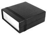 Carcasă HAMMOND cu panou 1598, 135mm x 134mm x 50mm, ABS neagră, IP54