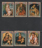 Burundi 1973 - Christmas - Picturi &quot;Fecioara si Pruncul&quot; 6v MNH, Nestampilat