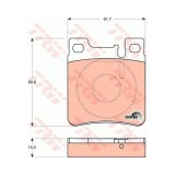 Placute frana Mercedes Slk, Sl, Clasa S, Clasa E, Klasa C, Clasa E, Clk, Clasa C, Chrysler Crossfire, TRW