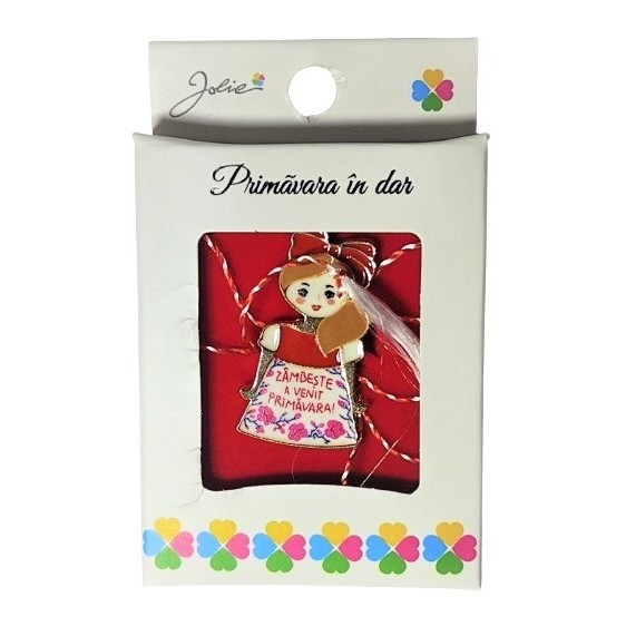 Brosa mica in cutie zambeste a venit primavara