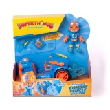Set vehicul Combat cu figurina Kid Kazoom Superthings, Kazoom Power, Masinute jucarie baieti copii