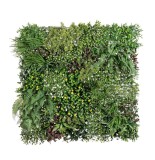 Panou plante artificiale multicolor 100x100 cm