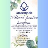Alcool etilic denaturat 99,9% &ndash; Etanol tehnic de calitate superioară pentru parfumuri-400ml+ sticluta cu 5ml glicerina vegetala