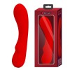 Vibrator Punctul G Matt, Rosu, 19 cm, Pretty Love