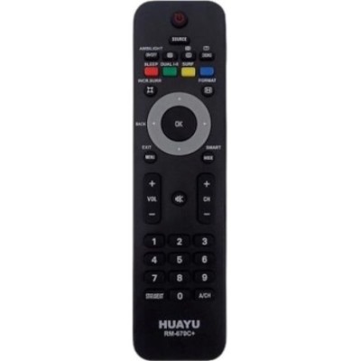 Telecomanda pentru TV Huayu Philips, Negru, RM-670C foto