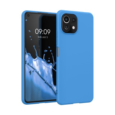 Husa pentru Xiaomi Mi 11 Lite 5G, Silicon, Albastru, 54726.157 foto