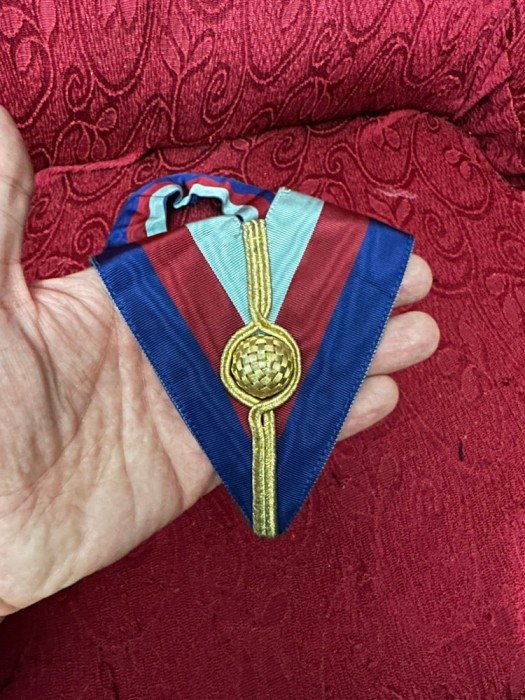 Masonic Collar - Grand Officers Royal Arch Chapter Whit Globe Dress !