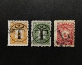 Turcia 1916 - lot 3 timbre cu supratipar rar