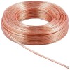 Rola cablu pentru boxe, 2 x 1.5 mm, lungime 10m, culoare rosu transparent