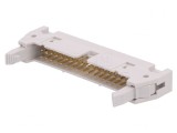 Soclu IDC 34 PIN cu Ejector 2,54mm THT