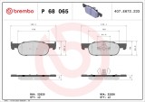 BREMBO P 68 065 PRIME LINE set placute frana,frana disc