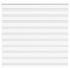 Jaluzea tip zebra alb lățime țesătură 155,9 cm poliester