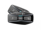 Intercom Moto Interphone U-COM 4 Twin Pack, Bluetooth 5.0, Raza 1km, 4 Rideri, Autonomie 15h, Universal, Impermeabil
