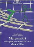Matematica. Caiet pentru vacanta de vara, clasa a VII-a - Ioan Balica, Liviu Stroie, Marius Perianu